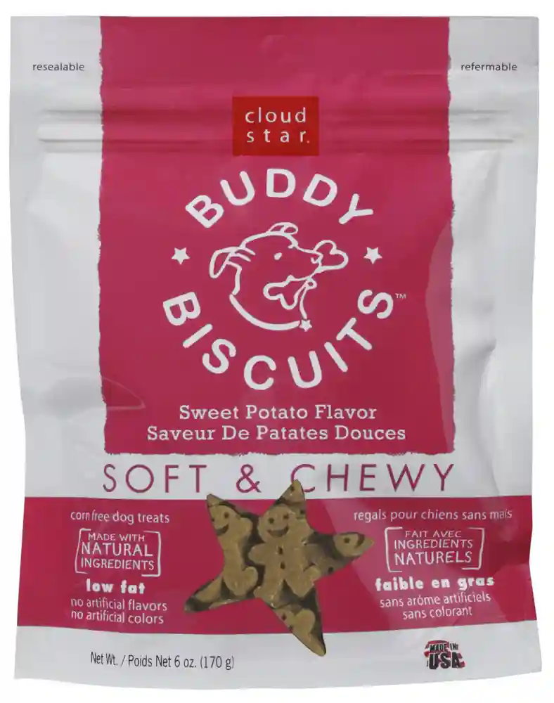 Soft & Chewy Buddy Biscuit Sweet Potato 6 Oz
