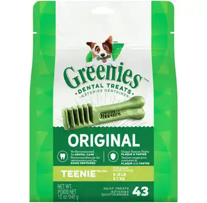 Original Teenie Dental Dog Chews 12-oz