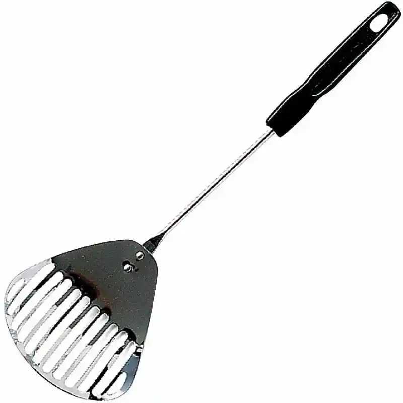 Chrome Litter Scoop W Plastic Handle