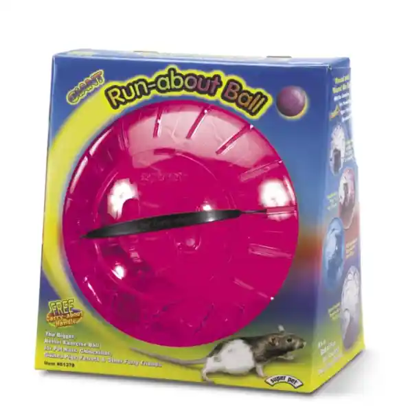 Super Pet Run-about Ball Giant Rainbow 11.5"