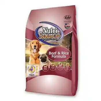 Nutrisource Dog Beef & Rice 4#