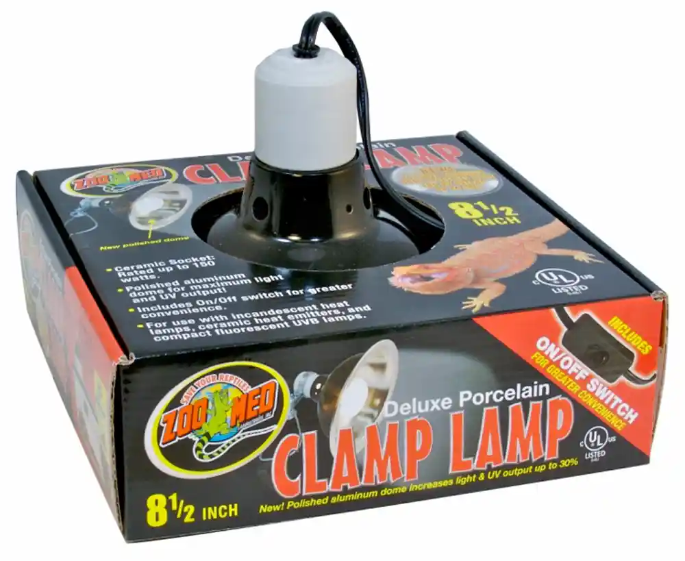 Porcelain Lamp With Dome 8.5"-black