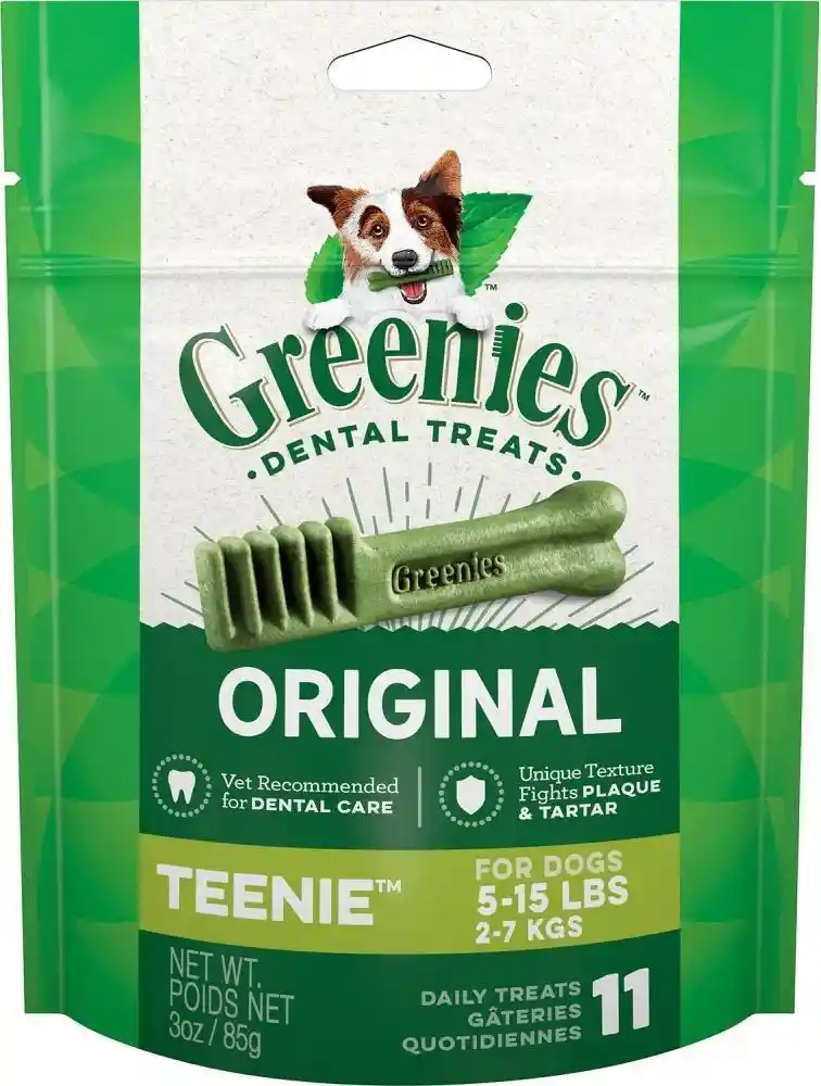 Original Teenie Dental Dog Chews 12-oz