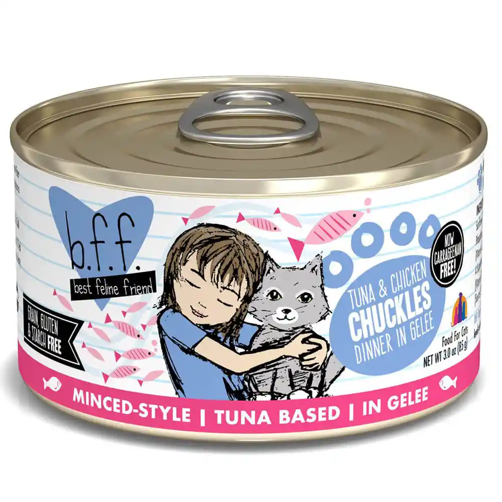 Bff Tuna & Chicken Chuckles In Gelee Canned Cat Food 3-oz