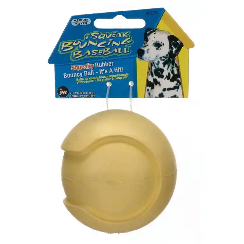 Jw Isqueak Bouncin Baseball Medium