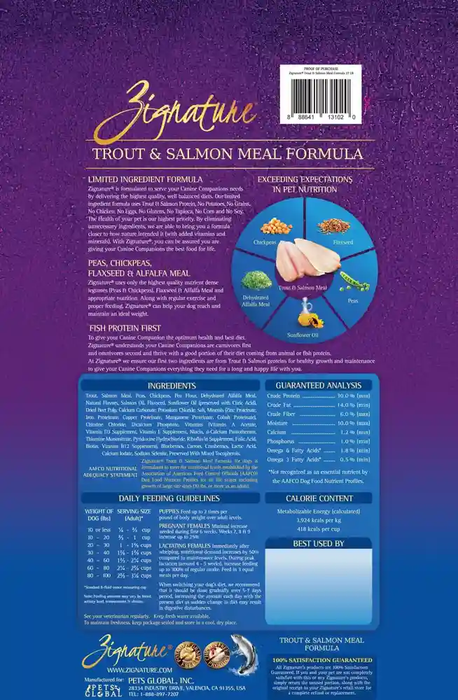 Limited Ingredient Diet Grain Free Trout & Salmon Recipe Dry Dog Food 27-lb