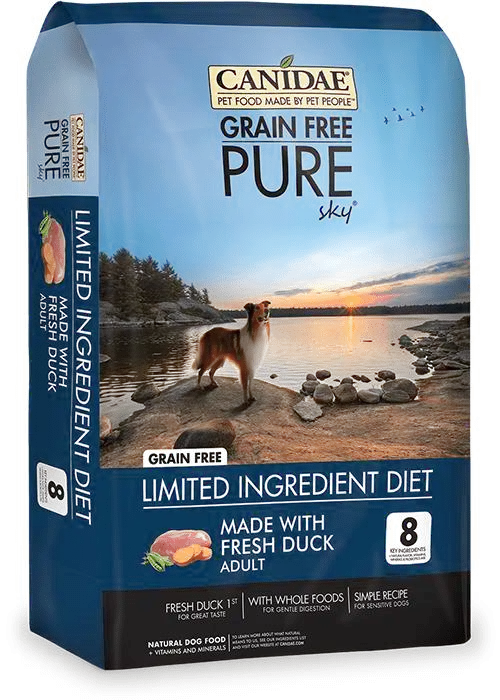 Grain-free Pure Sky Real Duck & Sweet Potato Recipe Dry Dog Food 12-lb