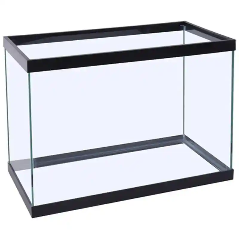 Standard Rectangular Aquarium Tank Black 10 Gal