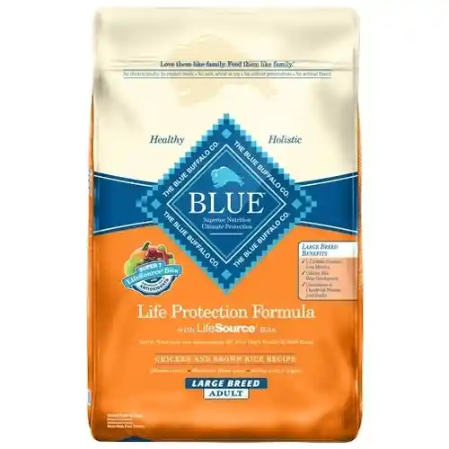 Blue Adult Large Breed Chicken & Brown Rice 30 Lb