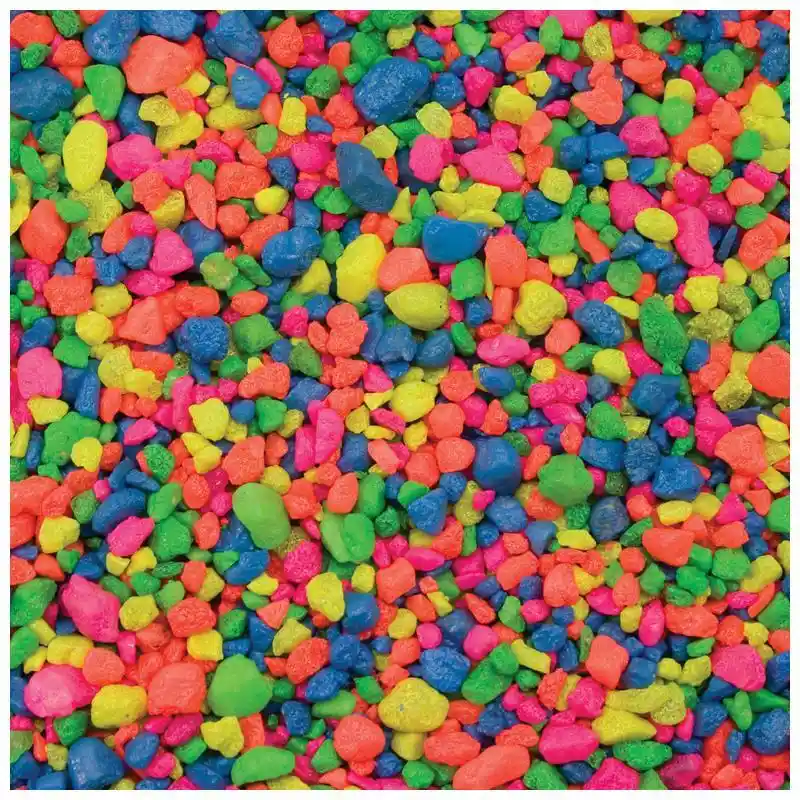 Perma Glo Neon Rainbow Gravel 5 Lbs