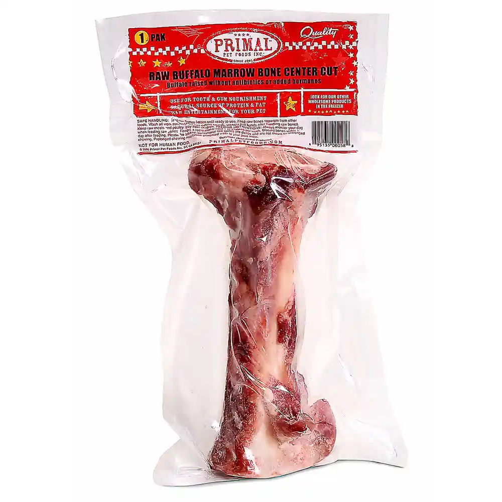 Raw Recreational Buffalo Marrow Bone Center Cut