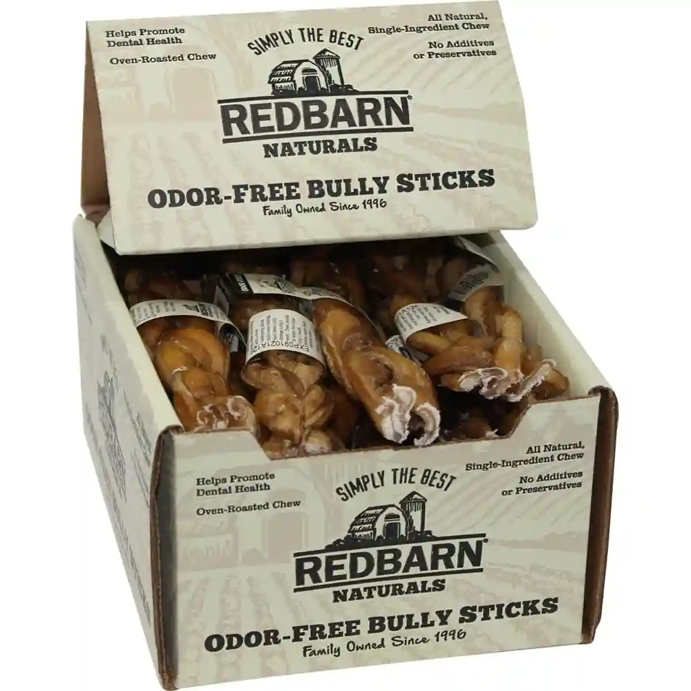 Odor Free Braided Bully Stick - 7"