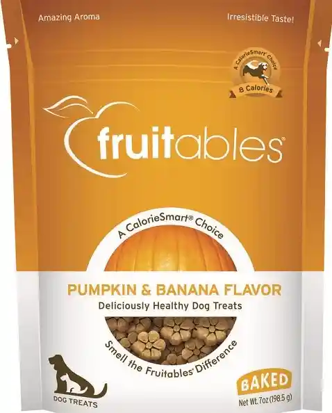 Pumpkin & Banana Flavor Crunchy Dog Treats 7-oz