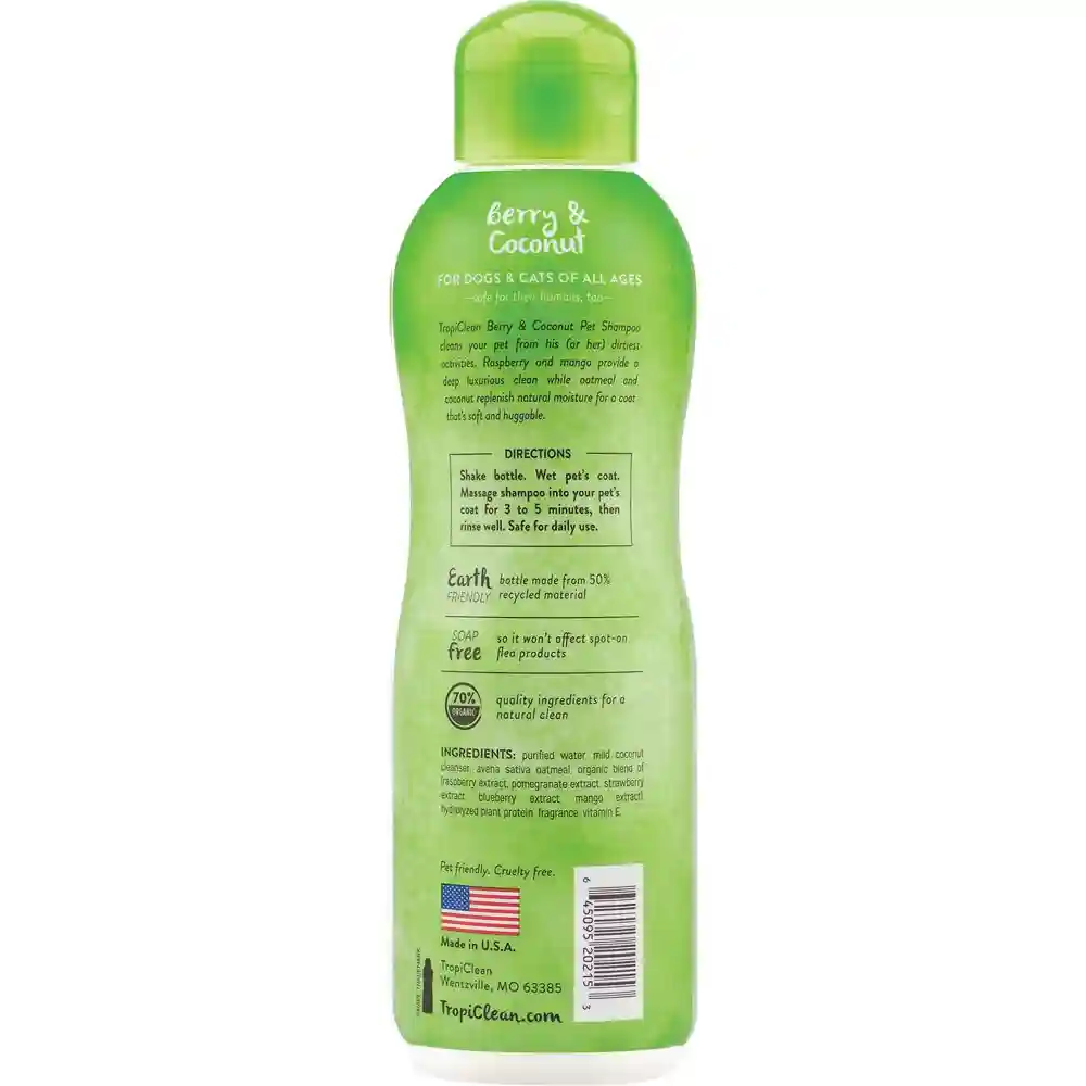 Shampoo Berry & Coconut Deep Cleaning Formula For Dog & Cat 20-oz