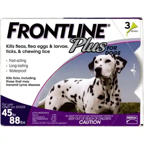 Plus For Large Dogs 45-88-lbs - 3 Month