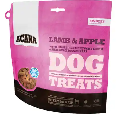 Singles Limited Ingredient Freeze-dried Dog Treats, Lamb & Apple, Biologically Appropriate & Grain F
