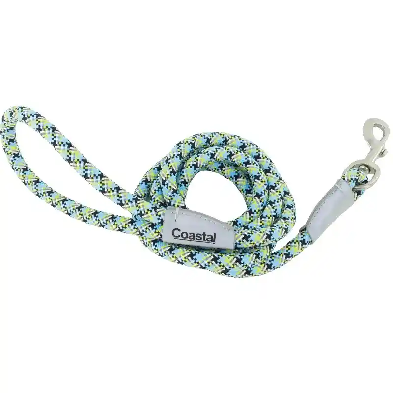 Pro Active Woven Reflective Collar Rope Leash North Sky