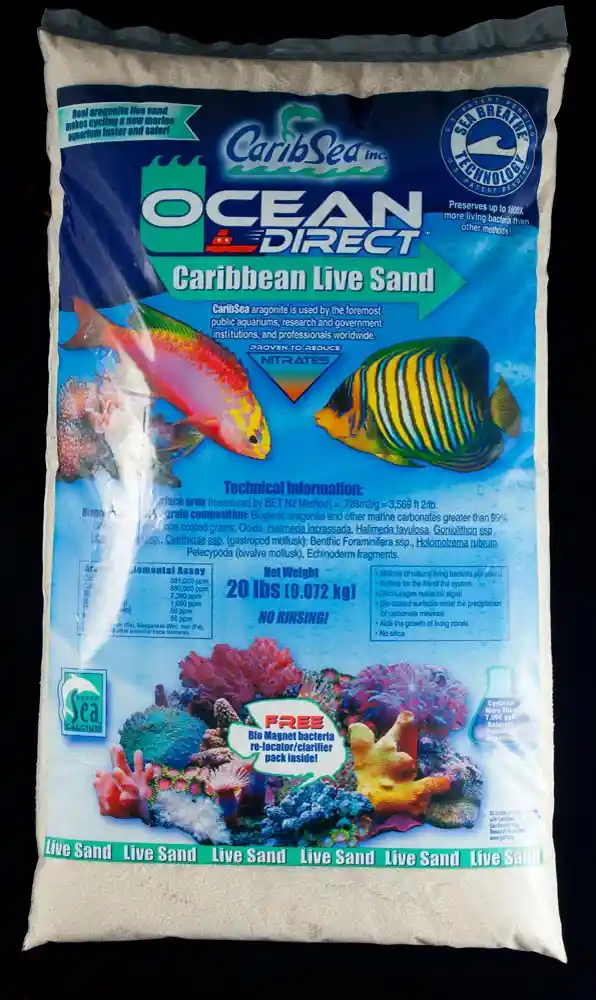 Ocean Direct Natural Live Sand 20 Lbs Case