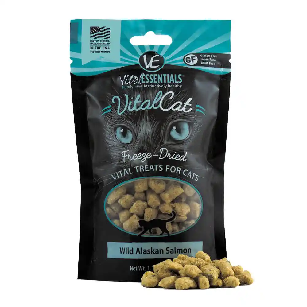 Freeze Dried Wild Alaskan Salmon Vital Treats For Dogs 2.5-oz