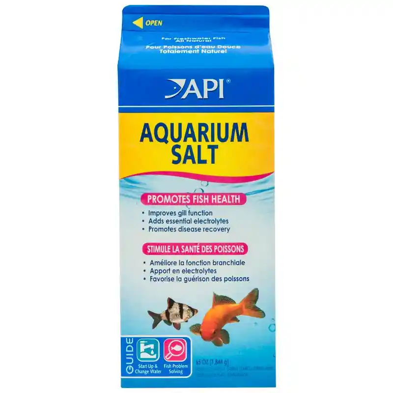 Aquarium Salt 65 Oz 1/2 Gallon Milk Carton