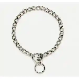 Chain Training Dog Collar, Chrome, 2.5 Mm X 22"