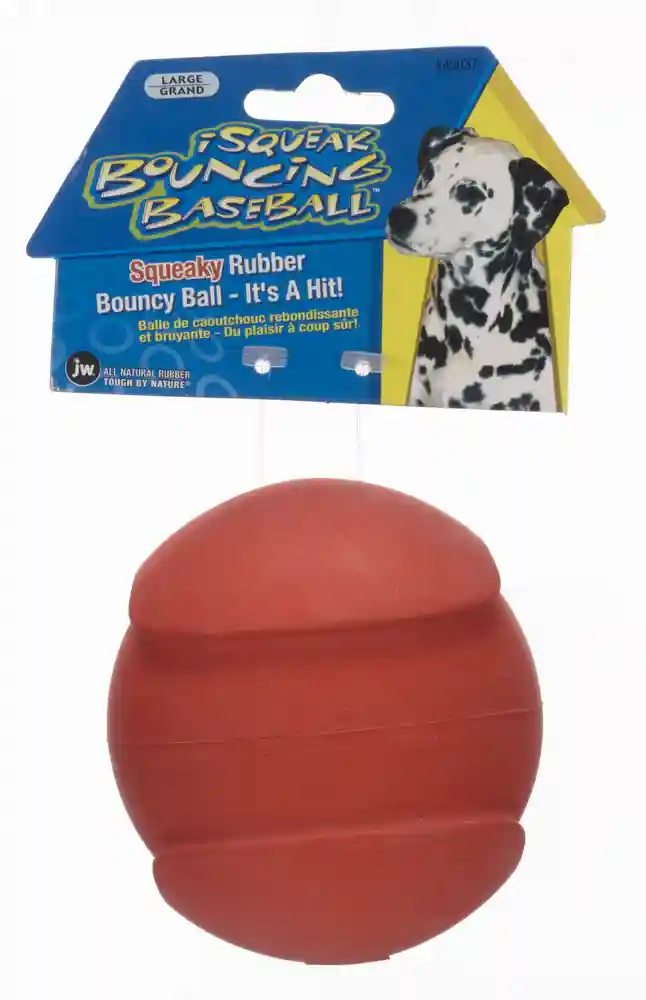 Jw Isqueak Bouncin Baseball Large