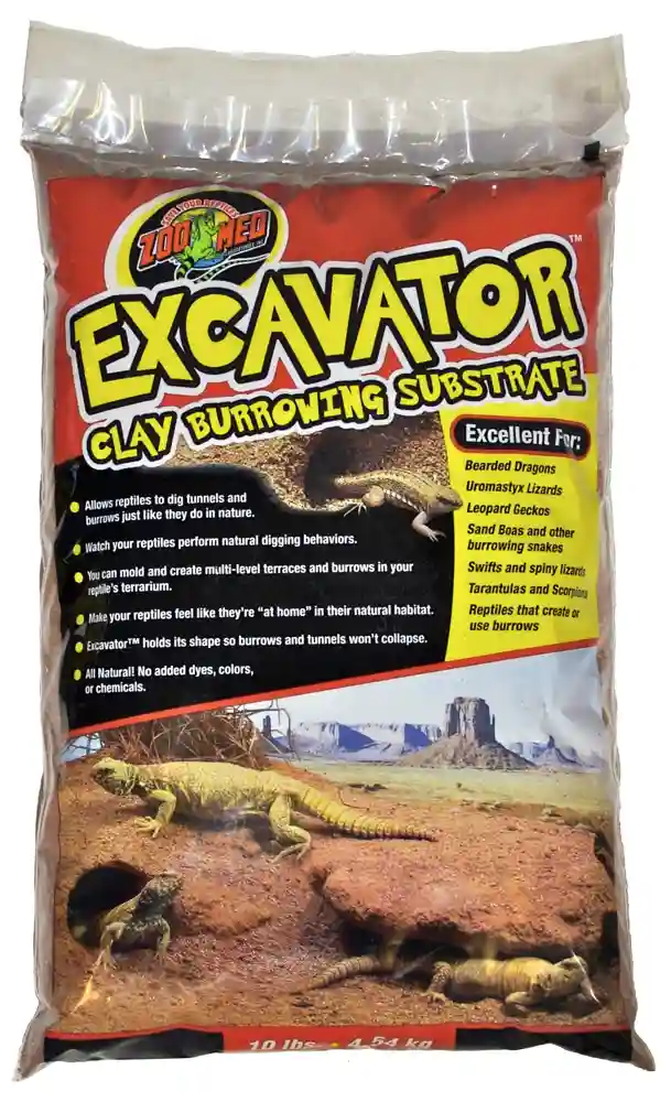 Zoomed Excavator Clay Burrowing Substrate 10 Lbs