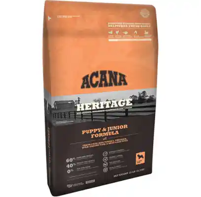 Acana Heritage Pup & Jr. 25 Lbs