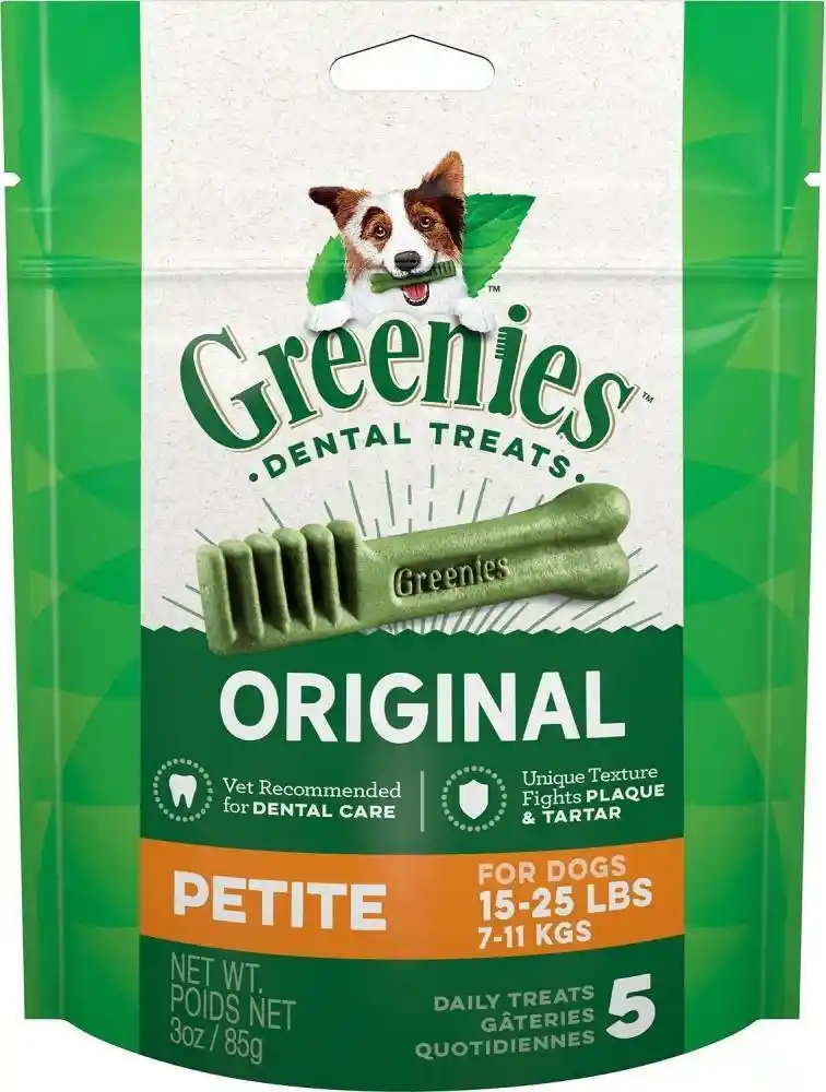 Original Petite Dental Dog Chews 6-oz