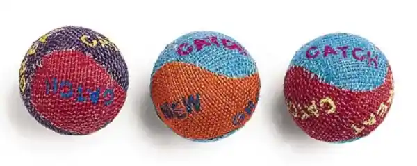 Spot Catnip Burlap Balls 3 Pack