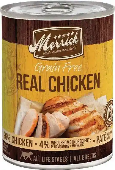 Grain-free Real Chicken Canned Dog Food, 12.7-oz 13.2-oz