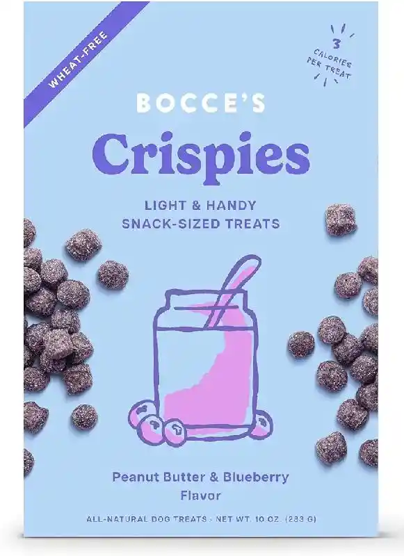 Bocce's Bakery Pb + Blueberry Crispies Treat 10-oz