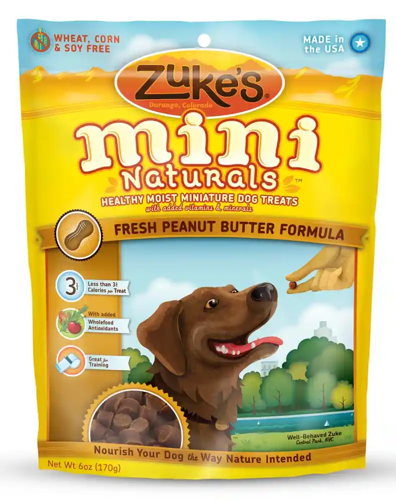Mini Naturals Peanut Butter Dog Treats 6-oz