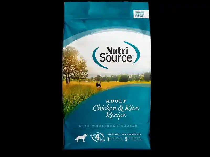 Adult Chicken & Rice Dry Dog Food 15-lb