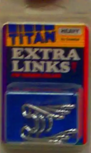 Extra Links For Dog Prong Training Collars, Chrome, 3.3 Mm