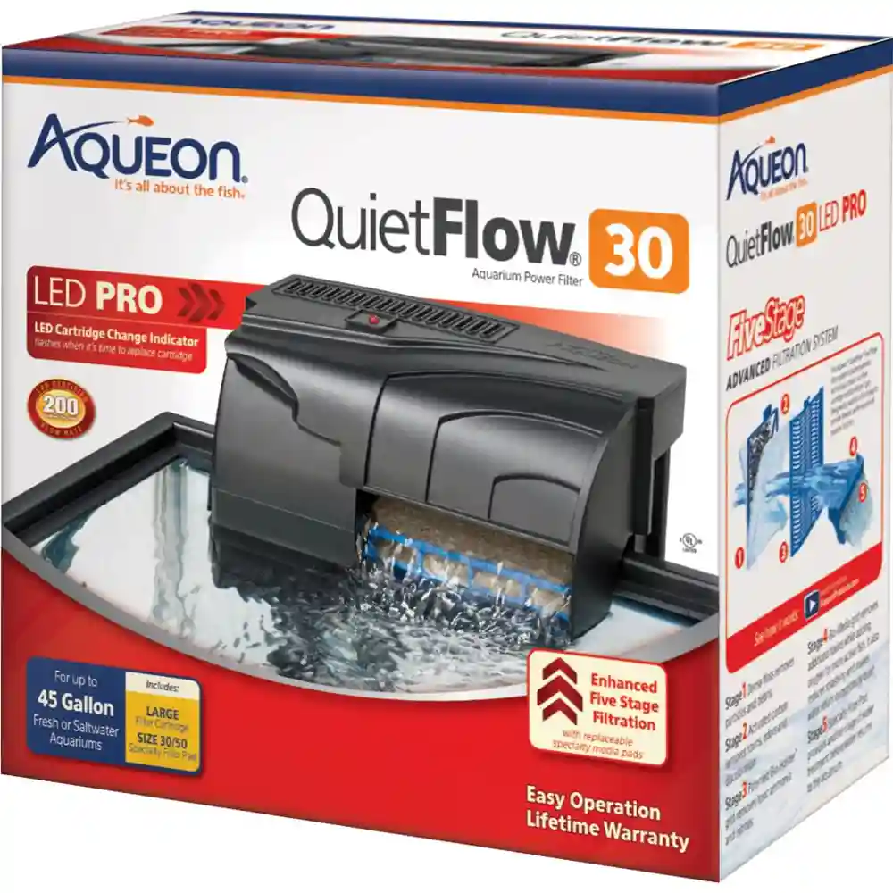 Aqueon Quiet Flow Power Filter 30 200 Gph