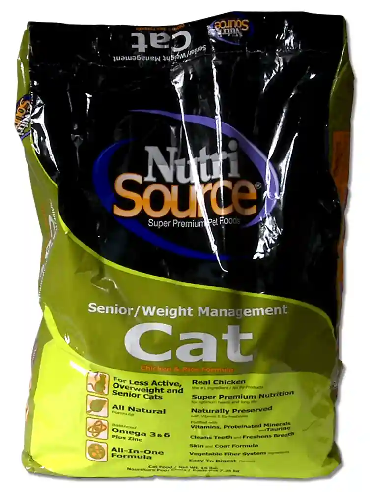 Nutrisource Weight Management Cat Food 16 Lbs