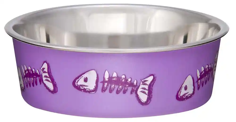 The Bella Bowl Designer – Fish Bones Lilac X-small - 5.00" - 10-oz.