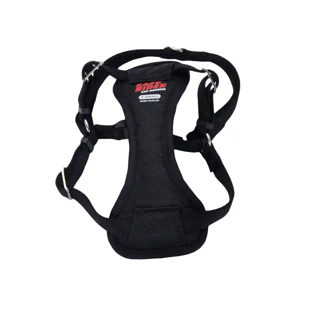 Easy Rider Adjustable Dog Car - Black Xsml 12" X 18"