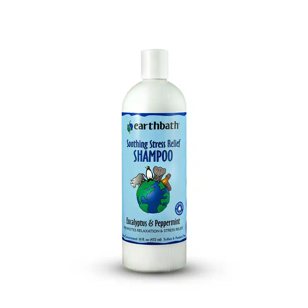 Soothing Stress Relief Shampoo, Eucalyptus & Peppermint, 16 Oz