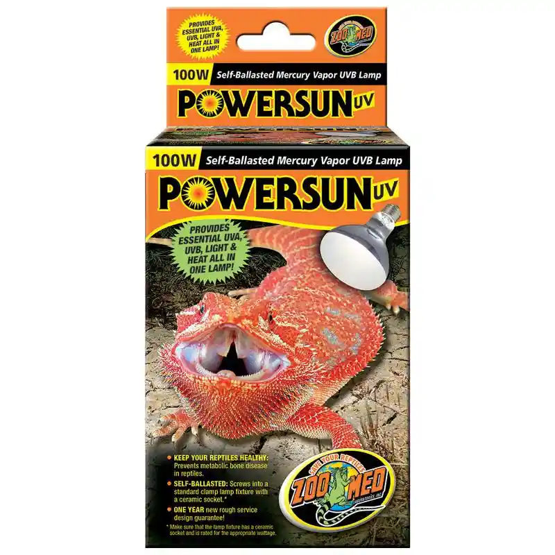Zoomed Powersun Uv 100 Watt Bulb