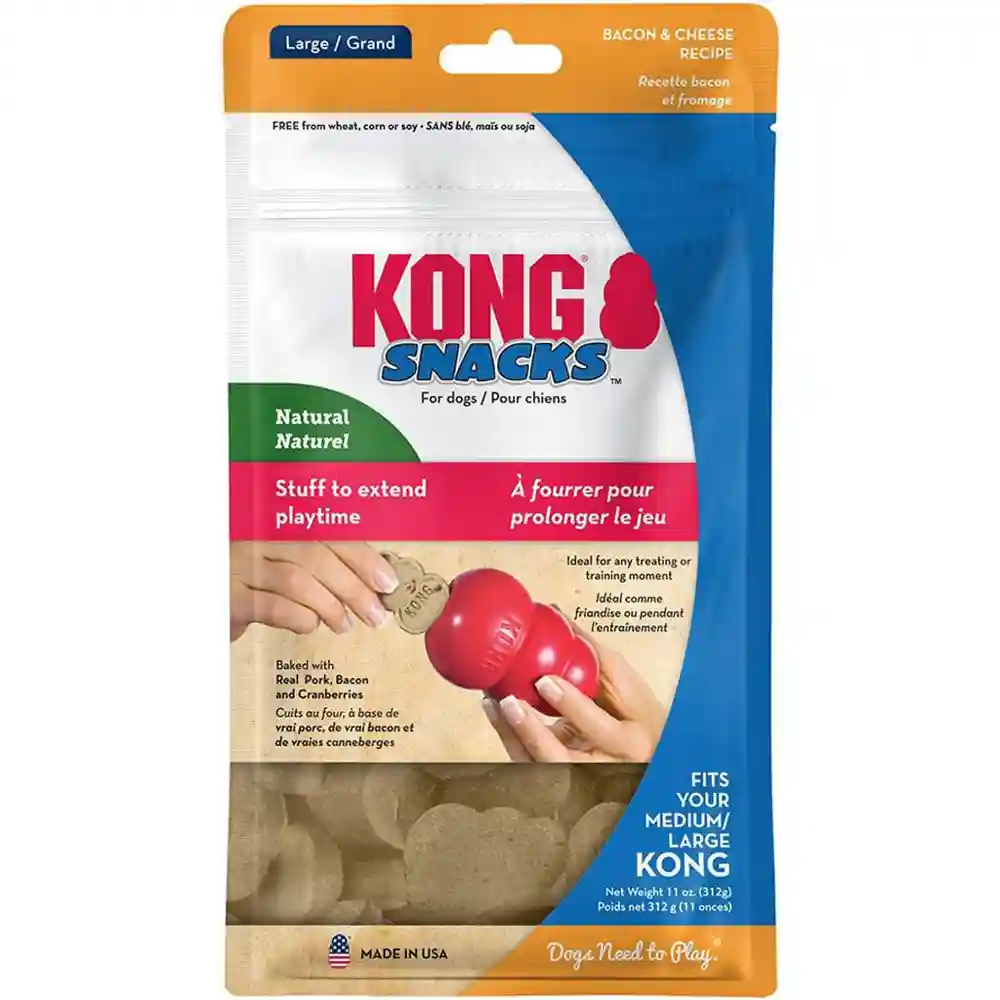 Kong Treat Bacon/cheese Large 8.5 Oz