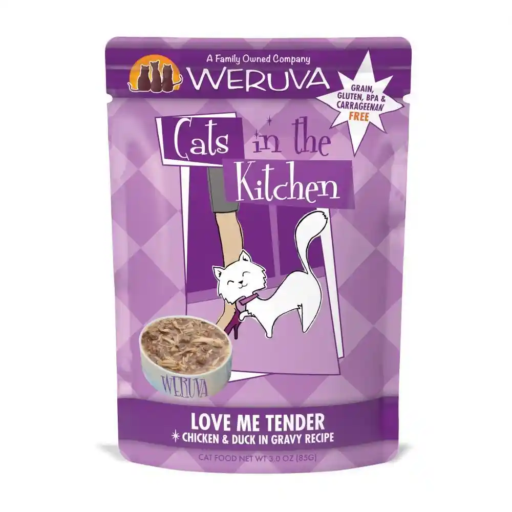Cats In The Kitchen Love Me Tender Pouches Wet Cat Food 3-oz