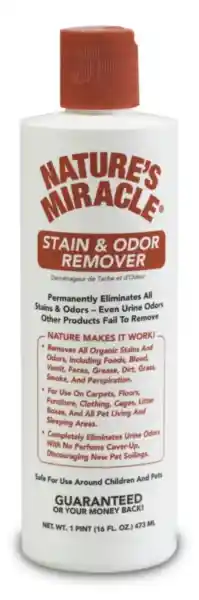 Nature's Miracle Stain And Odor Remover 16 Oz
