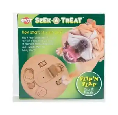 Seek-a-treat Flip-n-flap Brown 10"