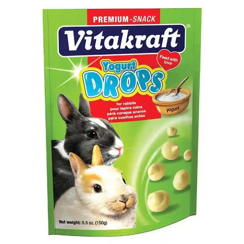 Vitaktaft Rabbit Yogurt Drops 5.3 Oz
