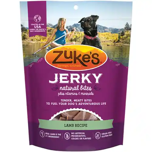 Zuke's Jerky Naturals Lamb & Rice Treat 6 Oz