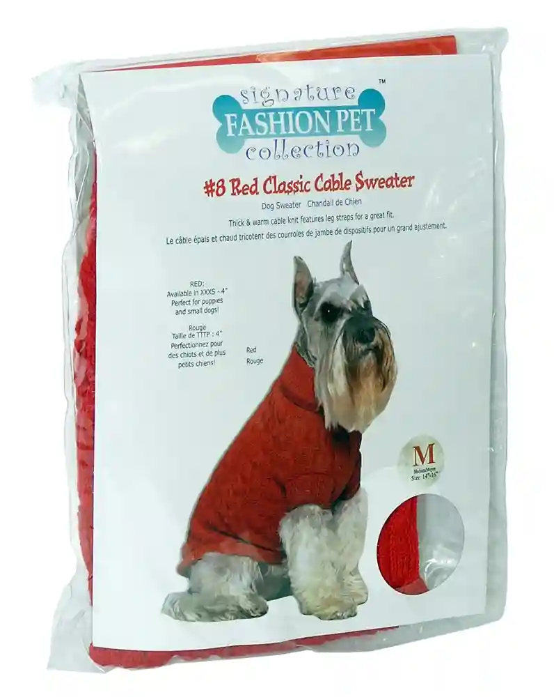 Classic Cable Medium Red