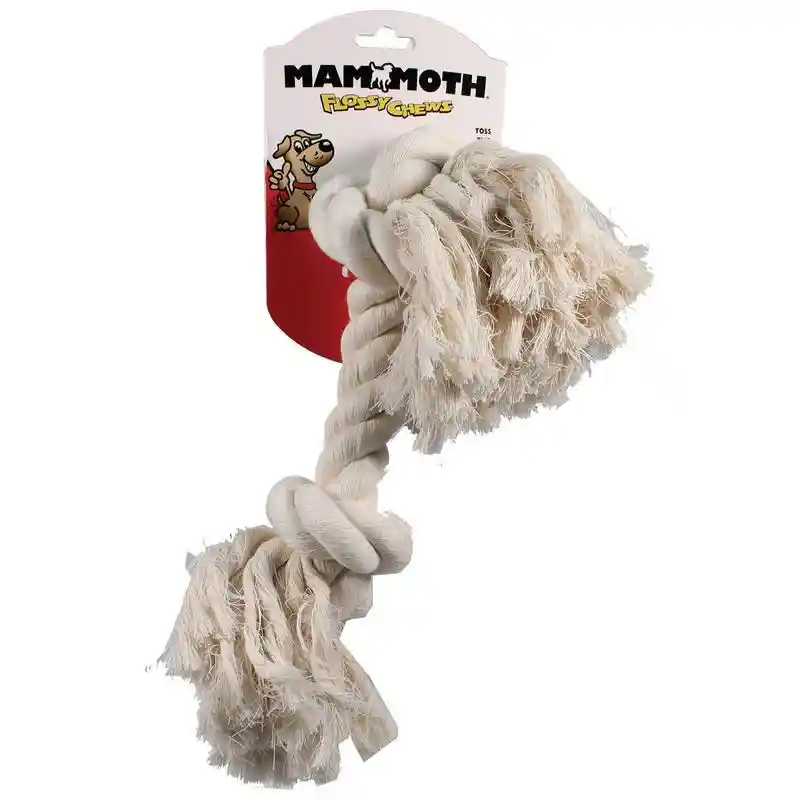 Flossy Chews Rope Bone White X-large