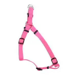Adjustable Dog Harness, Neon Pink, 5/8" X 16-24